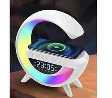 Lampada da Tavolo 3-in-1 con Caricabatterie Wireless Altoparlante Cassa