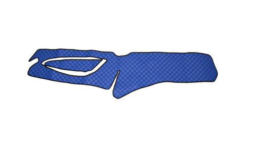 Pezzi blu eco pelle pannello - pezzi,