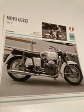 Moto Guzzi 700 V7 1968 Carta Moto Da Collezione Atlas Italia