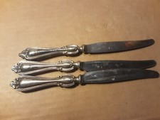 3 VECCHI COLTELLI DA TAVOLA