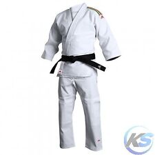 ADIDAS Judogi J500 con strisce Italia, Bianco