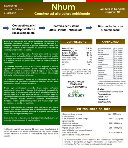 Nhum concime biologico ad - nhum,