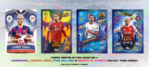 Topps match attax - match, 2025/26