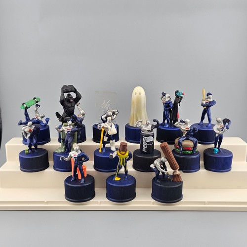 Pepsi man bottle cap figure - pepsi,