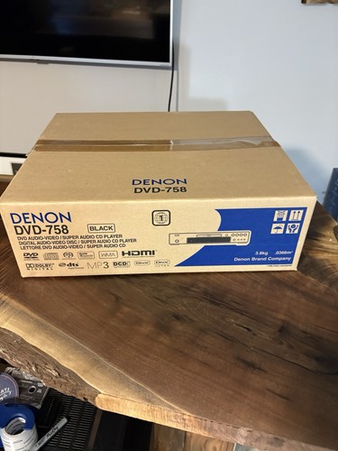 Denon dvd 758 player - denon, new