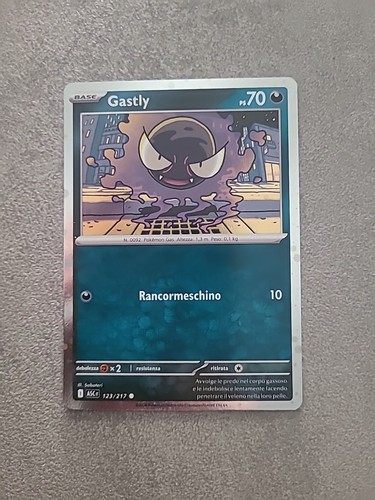 Carta pokemon gastly promo asc - promo,