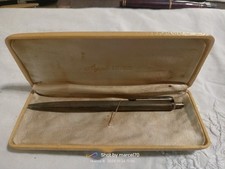 ANTICA PENNA A SFERA ANNI 60 70 ARGENTO 925 CON SCATOLA MARCA NON IDENTIFICATA