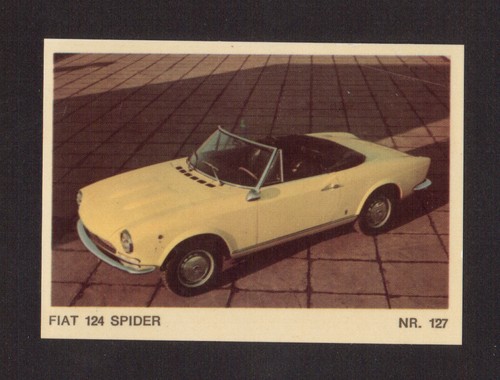 Carta adesiva auto fiat 124 - carta,