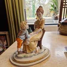 Luigi Giorgio Benacchio Statuina Triade Capodimonte Firenze Madre Bambino Italia