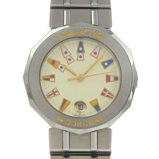 CORUM Admirals Cup Orologi 39.610.20 V-50 Quadrante Bianco Acciaio Inox Quarzo...