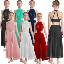 Tuta da ballo scintillante per