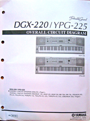 Yamaha dgx 220 ypg - yamaha, dgx-220