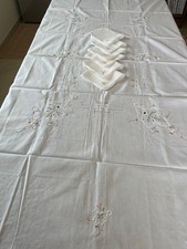 TOVAGLIA VINTAGE ricamata a