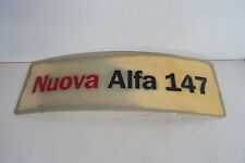 targa anteriore Alfa 147 autosalone Alfa Romeo 147 accessorio