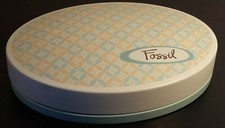 FOSSIL- SCATOLA PER OROLOGIO O GIOIELLI -VINTAGE--RARE WATCH BOX-CASE-CAJA