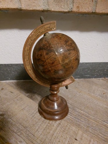 Mappamondo tavolo legno - da, in