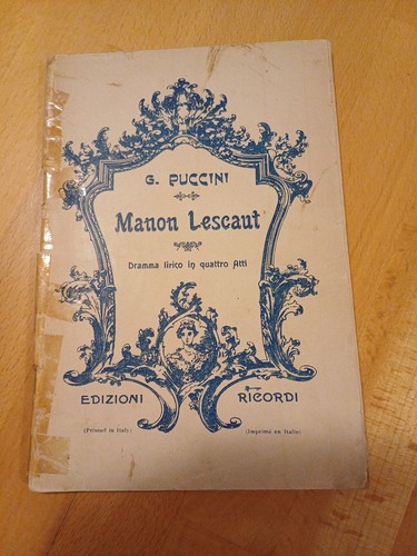 Manon lescaut puccini - manon,
