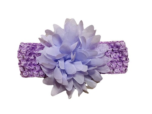 Fascia per capelli viola