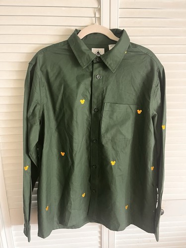 Camicia disney verde con - disney,