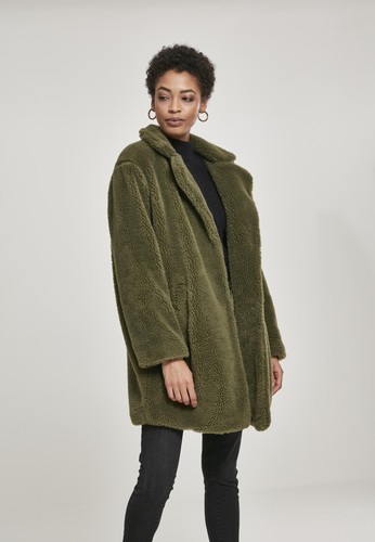 Cappotto sherpa donna oversize