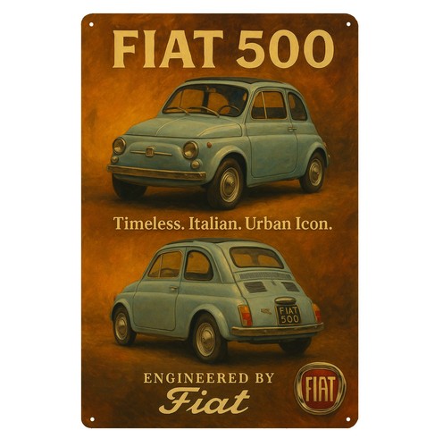 Poster metallo per - in, auto