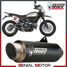 Terminale Scarico MIVV GP PRO Black Inox Nero DUCATI SCRAMBLER 800 2015 > 2020