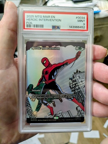 Mtg marvel spider - spider-man, foil