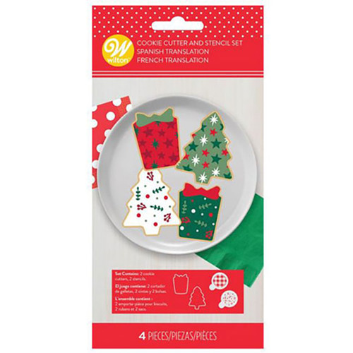 Set stampi stencil wilton - e,