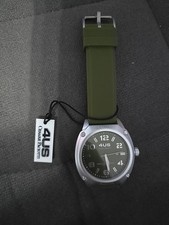 OROLOGIO UOMO CESARE PACIOTTI 4US IN ACCIAIO - CINTURINO VERDE MILITARE