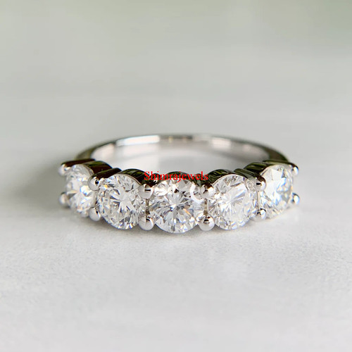 Moissanite rotonda con - moissanite,