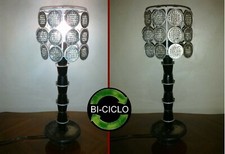 lampada da tavolo chic riciclo sea handmade luce creativo NESPRESSO