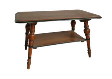 Tavolino basso da salotto umbertino -  noce - fine 800 - tavolo - bella misura