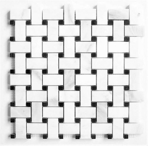 Piastrella mosaico carrara - piastrella,