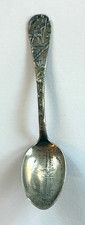 Cucchiaio souvenir antico/vintage argento sterling Columbus CAL MIDWINTER FAIR, 10 g