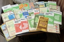 🔥🔥🔥Grande lotto di mappe turistiche e di riferimento URSS vintage (37 oggetti) 🔥🔥🔥