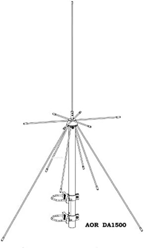 Aor da1500 antenna discone - aor,