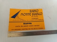Adesivo vintage Radio Monte