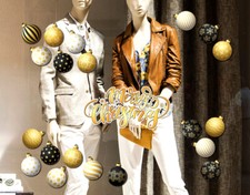 Adesivi vetrofania di Natale