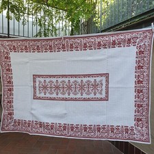 Tovaglia Artigianato Tirolese Copritavolo Rettangolare 180 X 120 Made In Austria