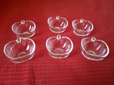 Coppette Vintage Gelato Macedonia Antipasti in Vetro Trasparente a forma di mela