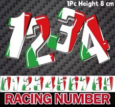 1 ADESIVI DECALCOMANIE NUMERI