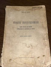 A. PUPPO, Analisi infinitesimale, Liviana editrice, Padova, 1959