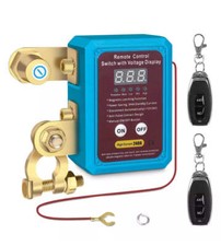 Sezionatore batteria 12V/240A con telecomando e indicatore di tensione - garanzia 24M
