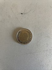 Moneta da 2 euro rara Di Re Carlo Alberto Del Belgio Anno 2000.