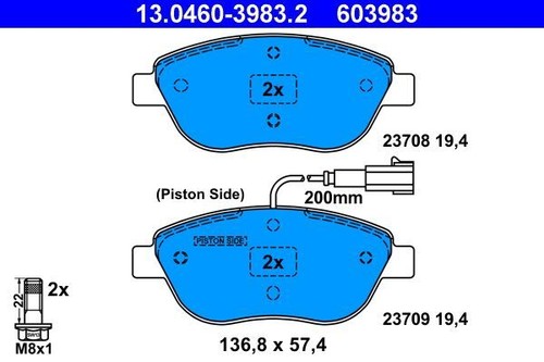 Kit pastiglie pattini freno - 4,