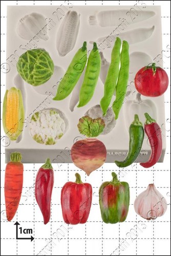 Stampo silicone verdure - silicone, |