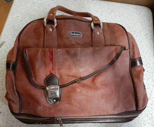Borsa pelle marrone vintage - pelle,
