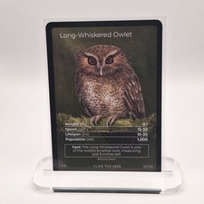 Life TCG Card - Gufo Baffo Lungo 20/130 - Uccellini 1° Edizione Full Art - 100