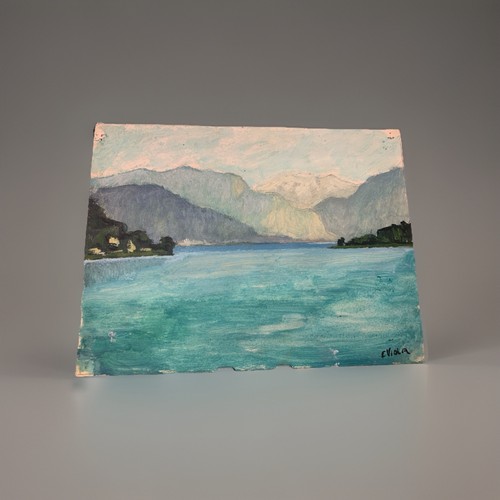 Viola erminio vista - sul, lago-