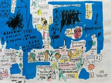 BASQUIAT drawing and painting